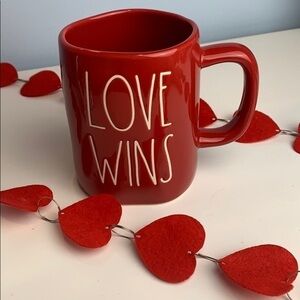 Love Wins Rae Dunn Artisan Collection Mug